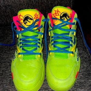 Size 11 Reebok Pump Omni Zone 2x Jurassic Park Dinophosaurus 2021- no box